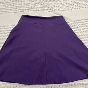 Betabrand purple A-lined skort